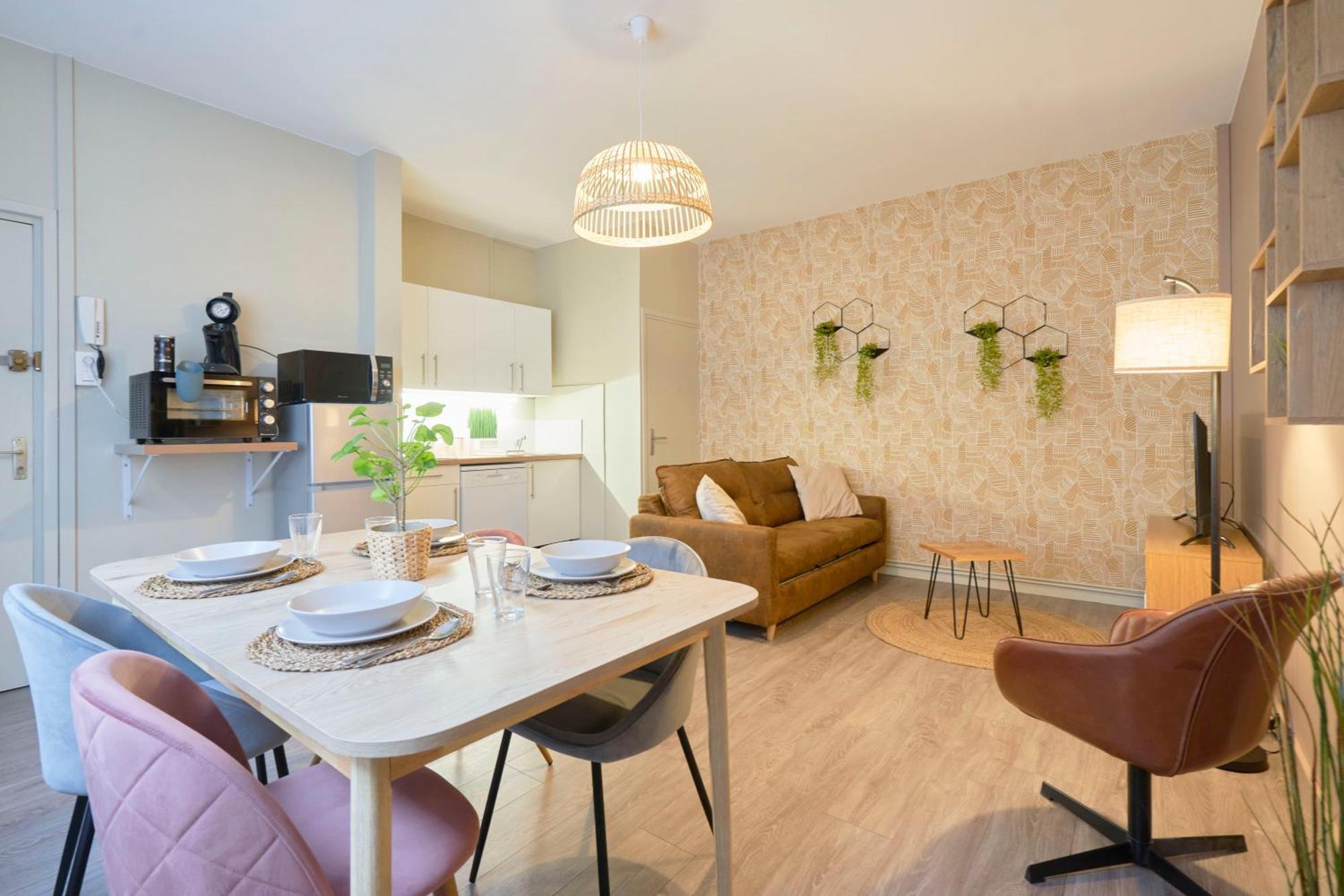 Locationstourcoing - Le 100 Apartment Bagian luar foto